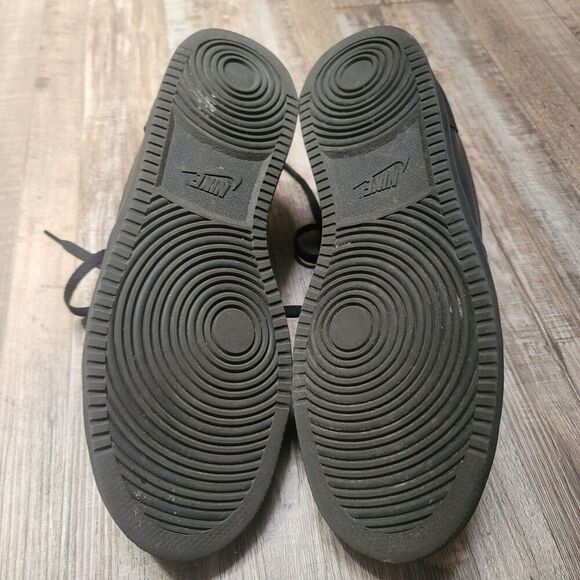 Nike Ebernon Low Mens Size 13 Black Leather AQ1775-003 - Picture 5 of 6